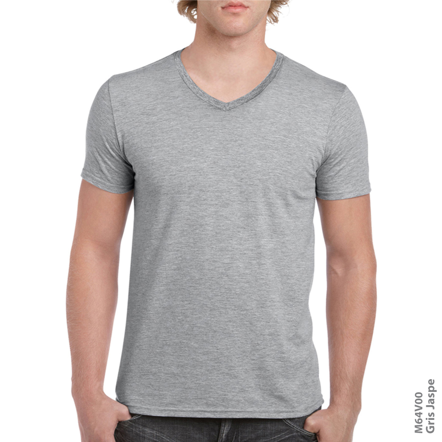 M64V00 <br> Camiseta en Cuello V Hombre - Image 8