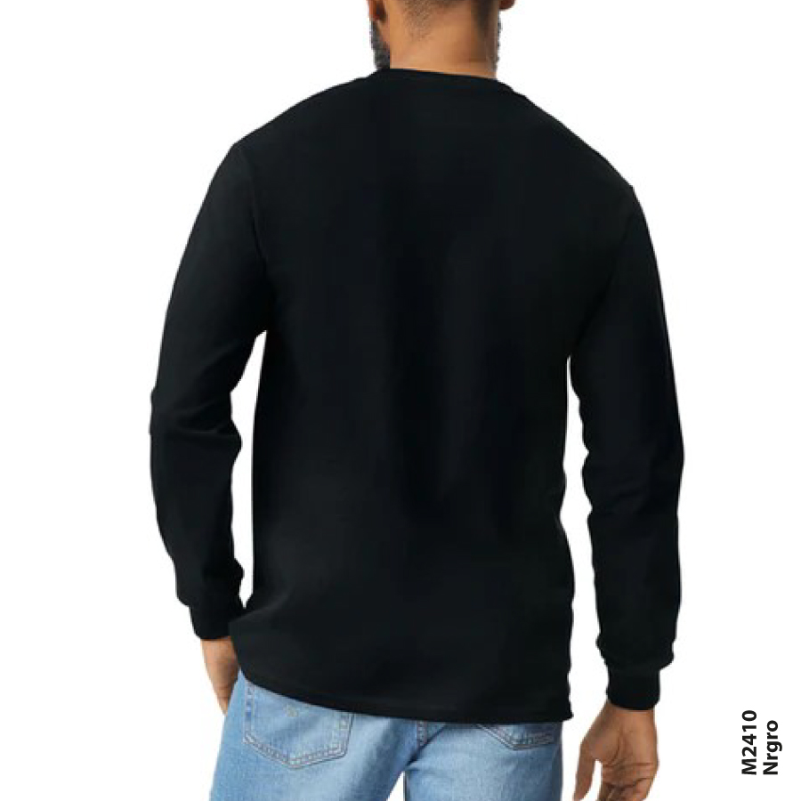 M2410 <br> Camiseta Manga Larga Adulto con Bolsillo - Image 11