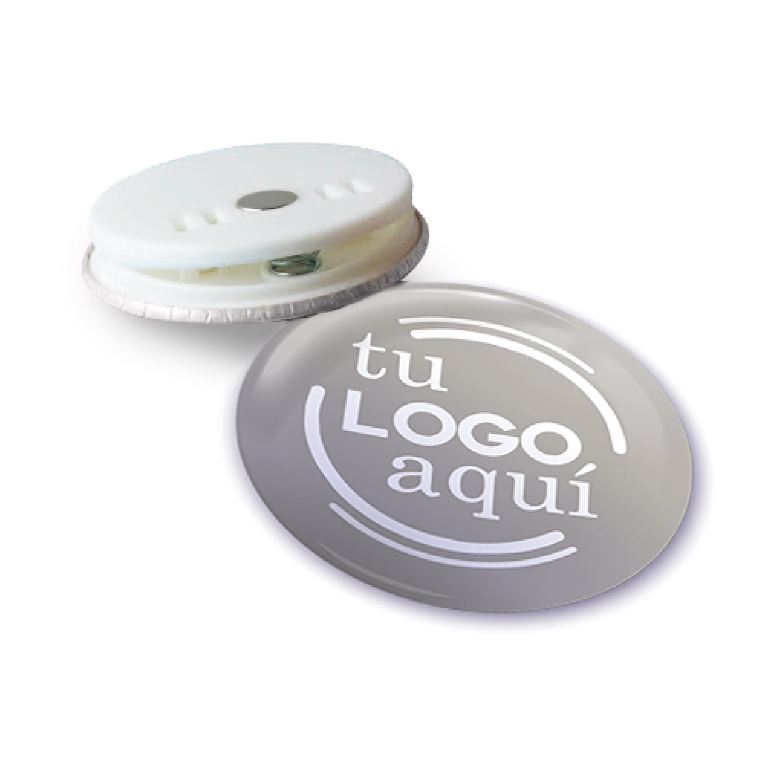 Botón Pinza Sujetador de Papeles Con Imán 5,8 cm